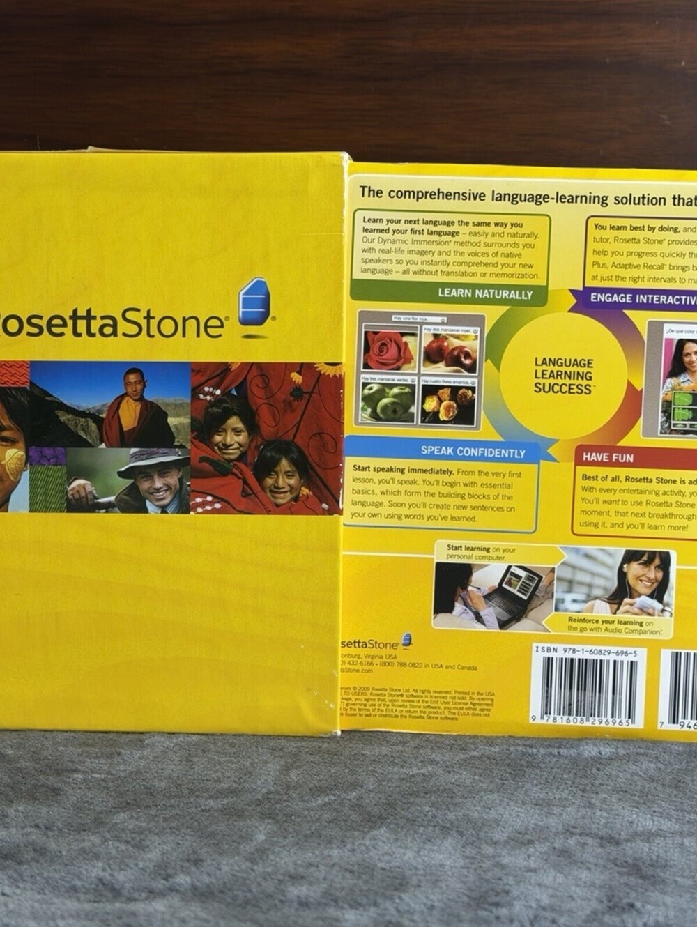 Rosetta Stone French Levels 1-5 Box Set Version 3 CD-ROM Software & Audio Comps